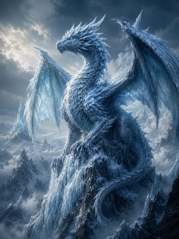 Dragon Fantasy Creature Concept Art