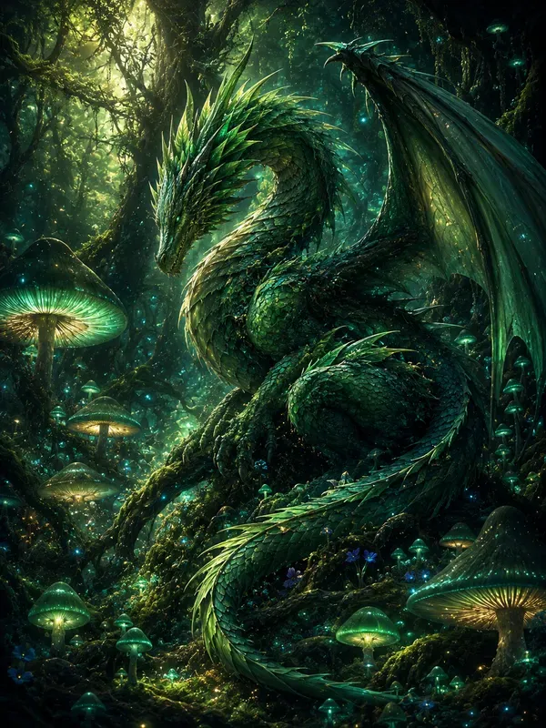 Dragon Fantasy Creature Concept Art
