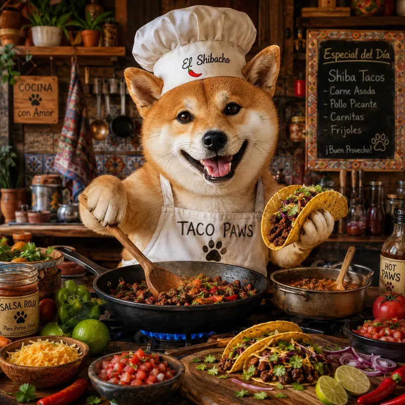 Whimsical Animal Chef Scenes