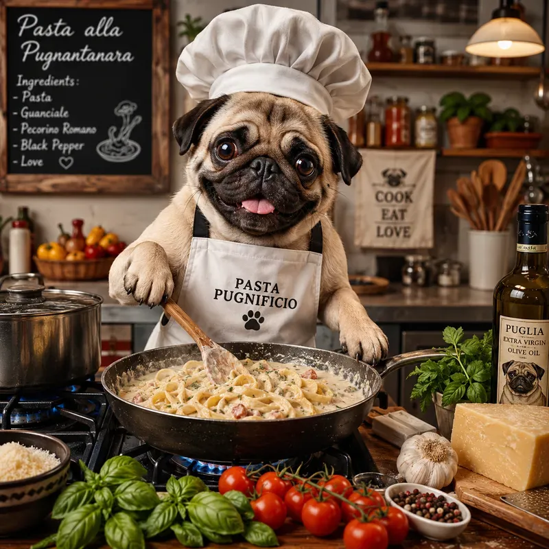 Whimsical Animal Chef Scenes