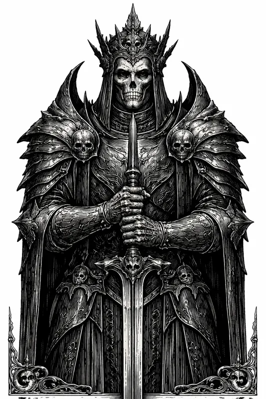 Grave Sovereign Dark Gothic Engravings