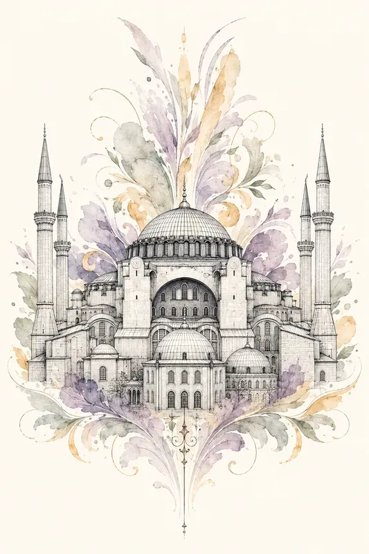 Architectural Line Art