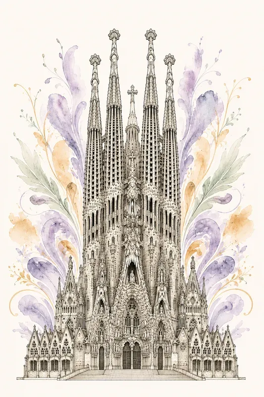 Architectural Line Art