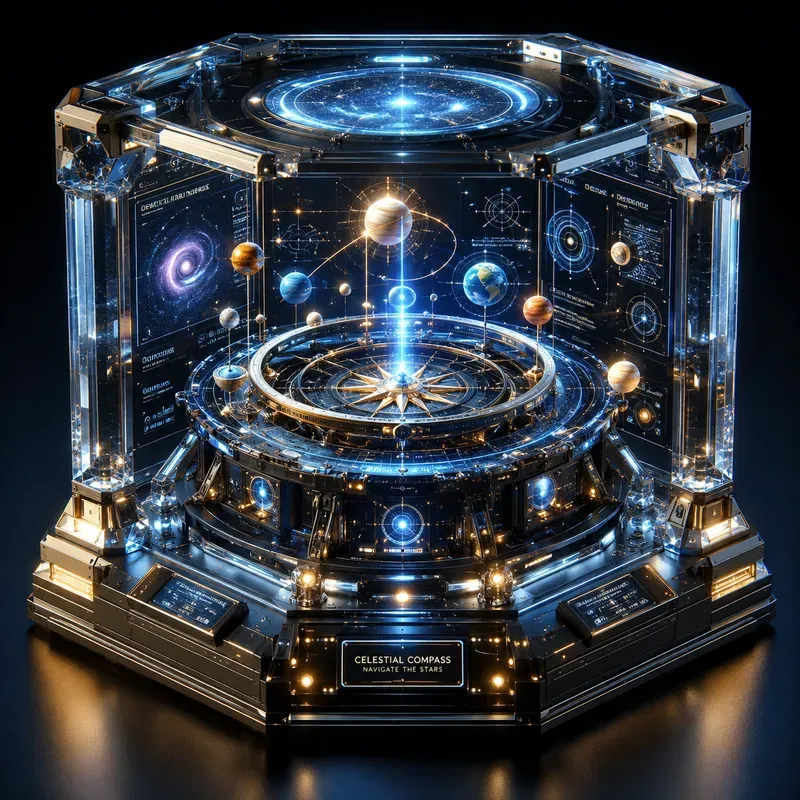 Futuristic Crystal Data Worlds