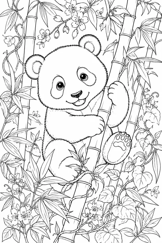 Enchanted Woodland Animal Coloring Pages