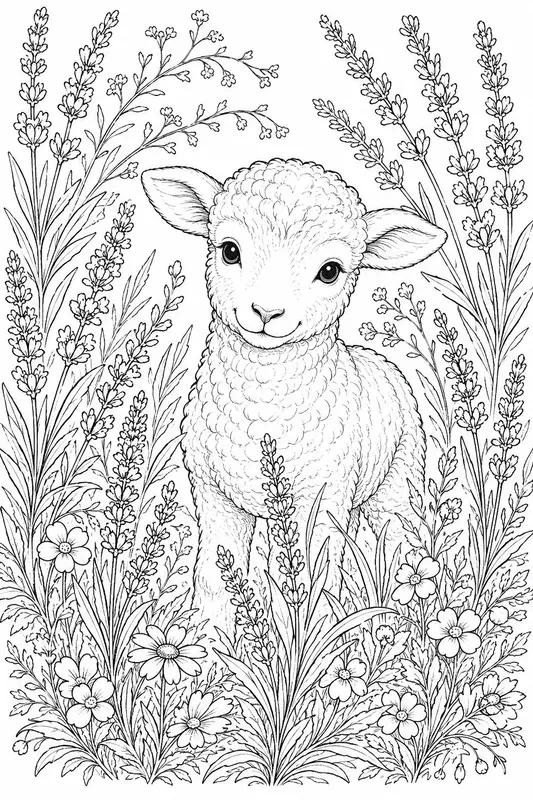 Enchanted Woodland Animal Coloring Pages