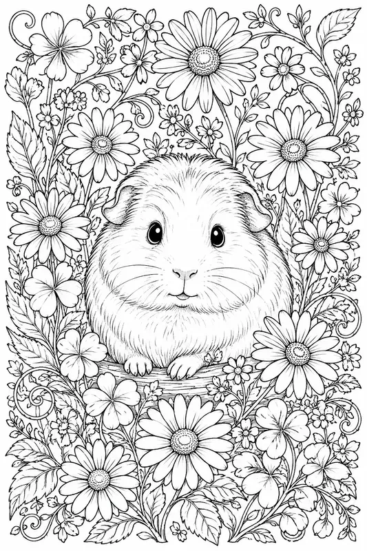 Enchanted Woodland Animal Coloring Pages
