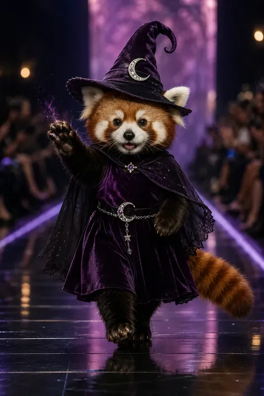 Cute Halloween Animal Catwalks