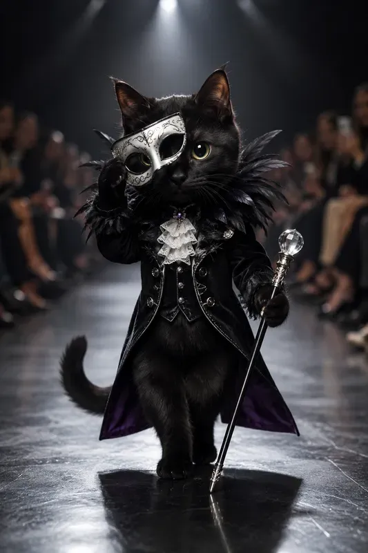 Cute Halloween Animal Catwalks