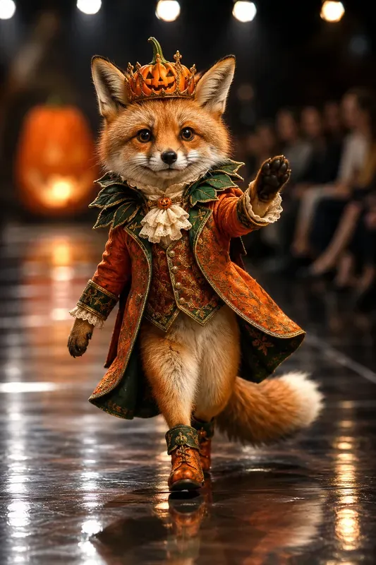 Cute Halloween Animal Catwalks
