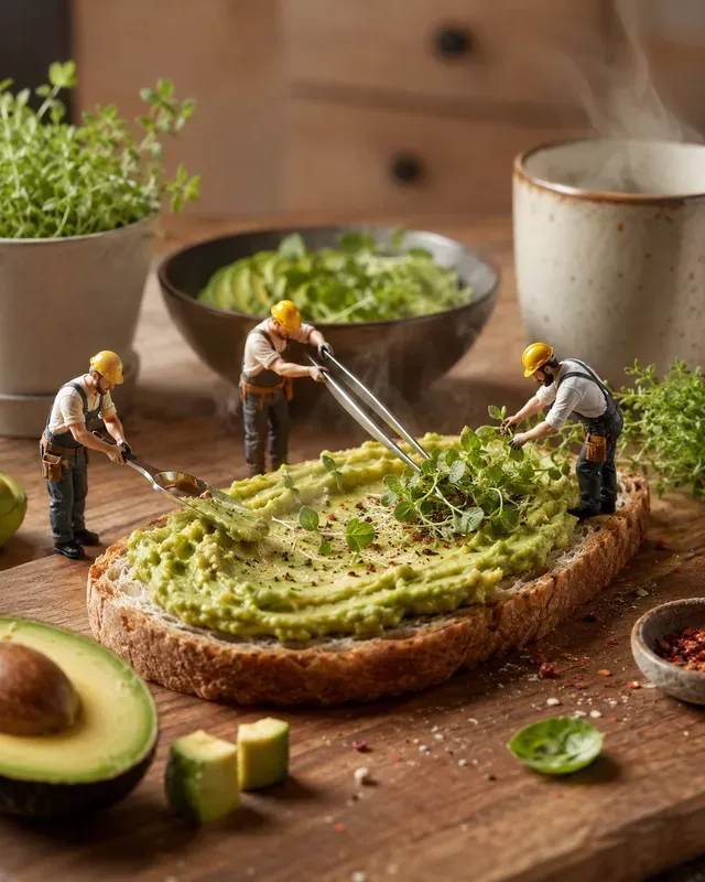 Tiny Workers Cooking Scenes
