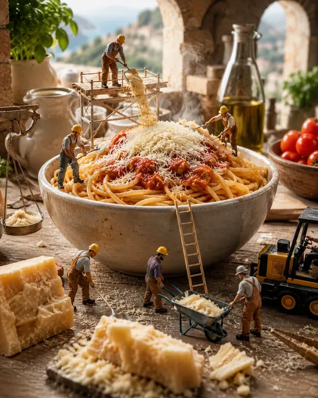 Tiny Workers Cooking Scenes