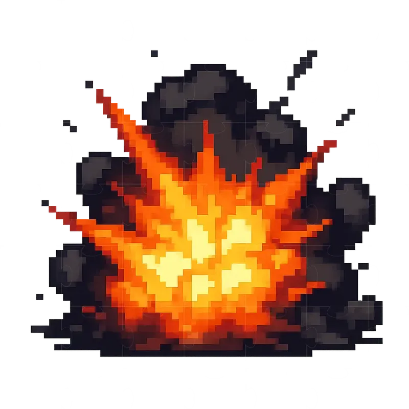 Pixel Art Explosion Sets