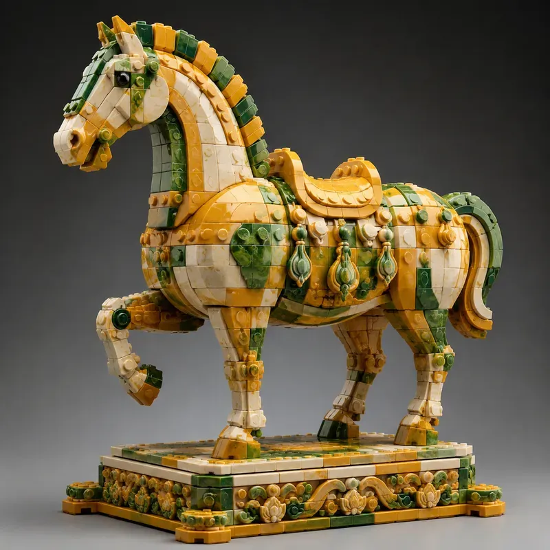 Tang Sancai Lego Style Generator