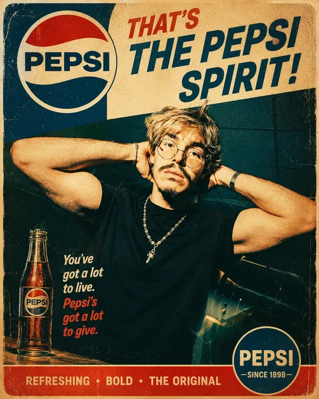 Authentic Vintage Advertising Poster Gens