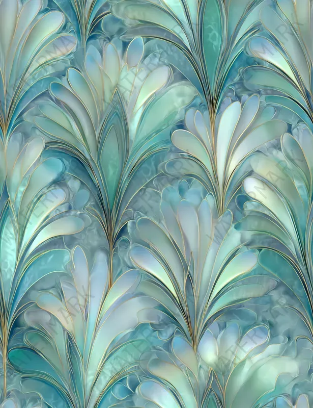 Icy Blue Seamless Pastel Patterns