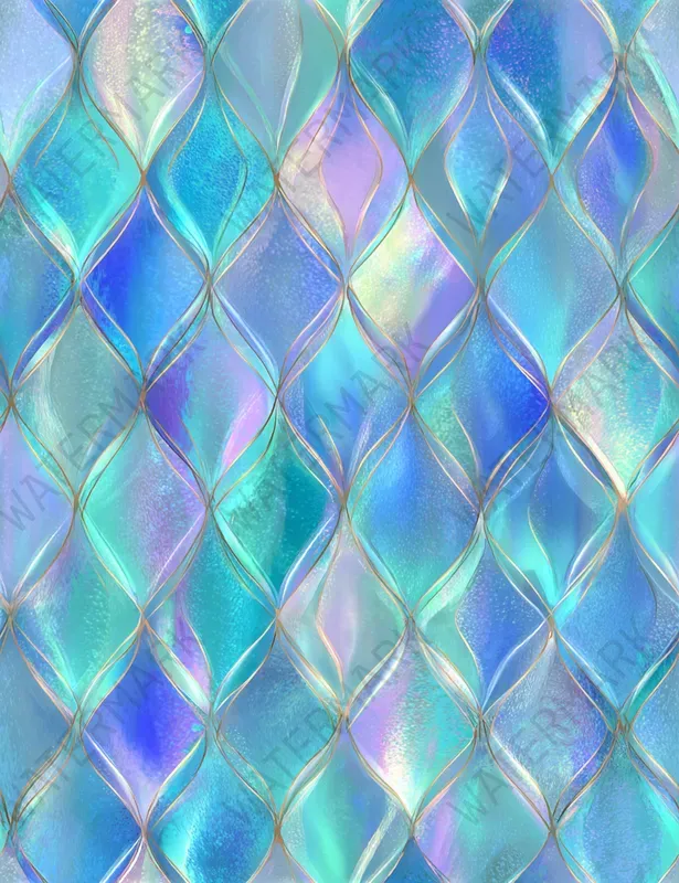 Icy Blue Seamless Pastel Patterns