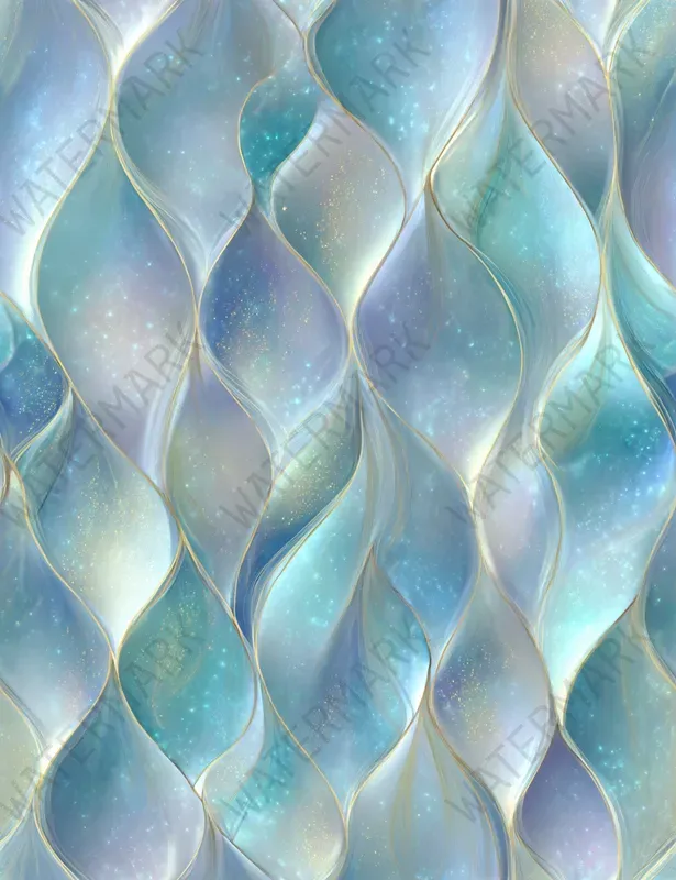 Icy Blue Seamless Pastel Patterns