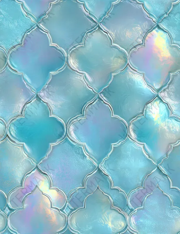 Icy Blue Seamless Pastel Patterns