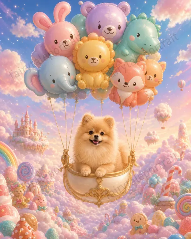 Pet Balloon Ride Storybook Photos