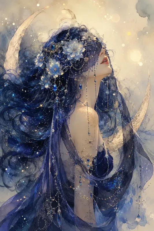 Ethereal Floral Blindfold Watercolors
