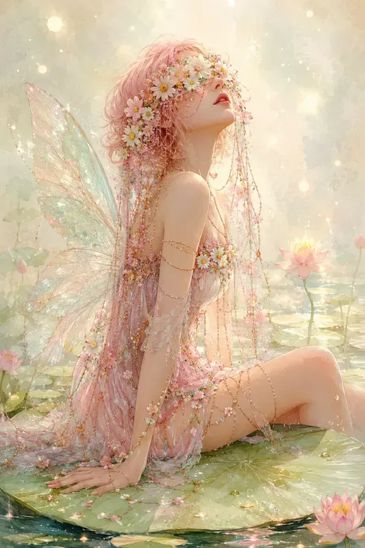 Ethereal Floral Blindfold Watercolors