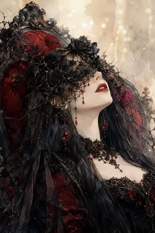 Ethereal Floral Blindfold Watercolors