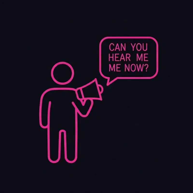 Minimalist Icon Talking Figures
