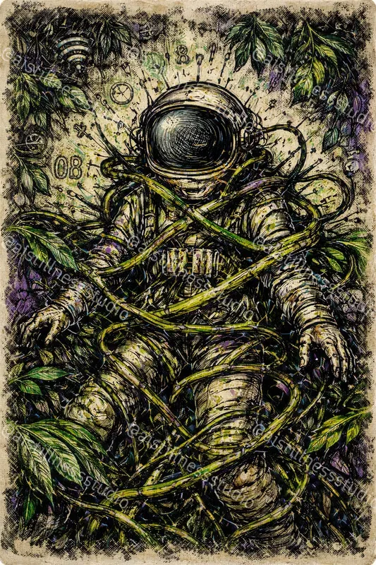 Raw Signals Neo Expressionist Art