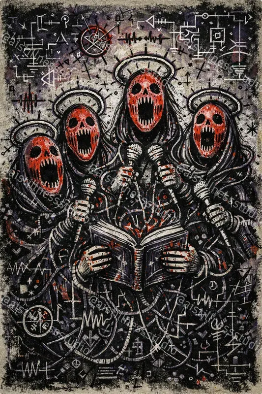 Raw Signals Neo Expressionist Art