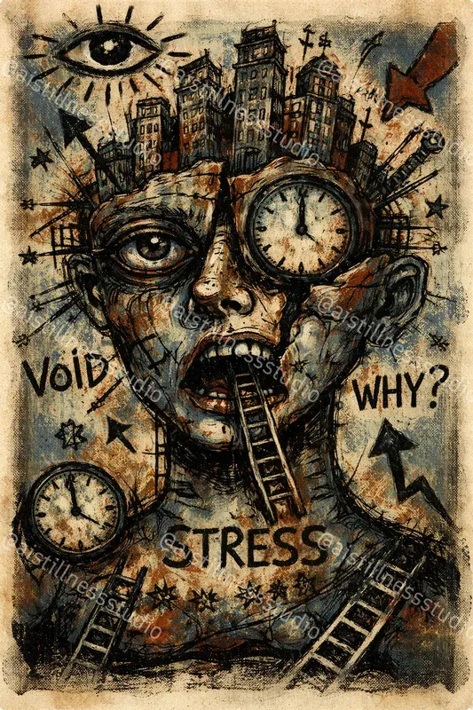 Raw Signals Neo Expressionist Art