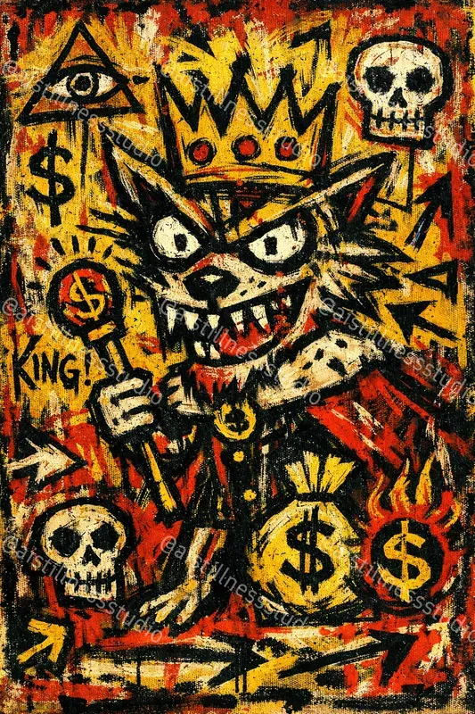 Raw Signals Neo Expressionist Art