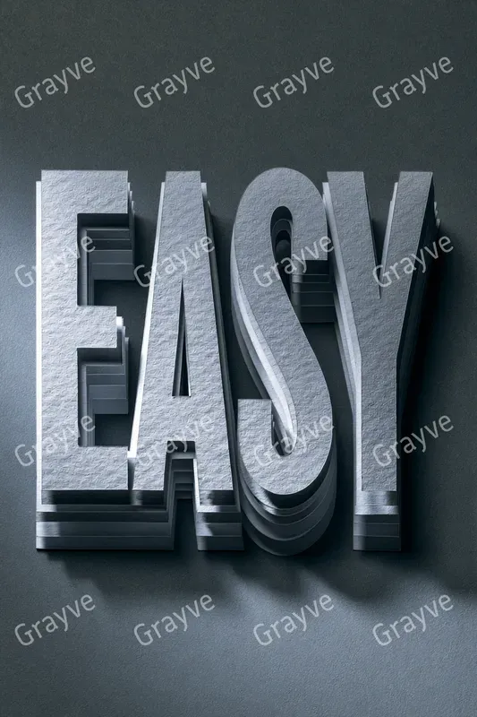 Papercraft Typography