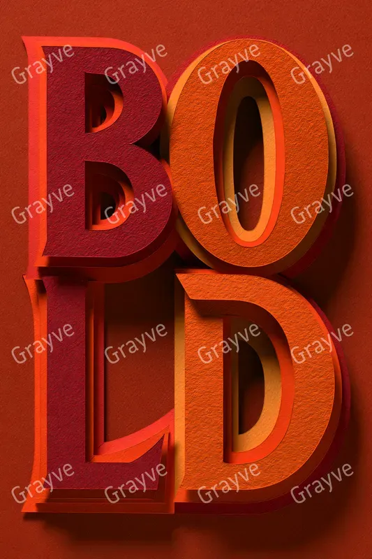 Papercraft Typography