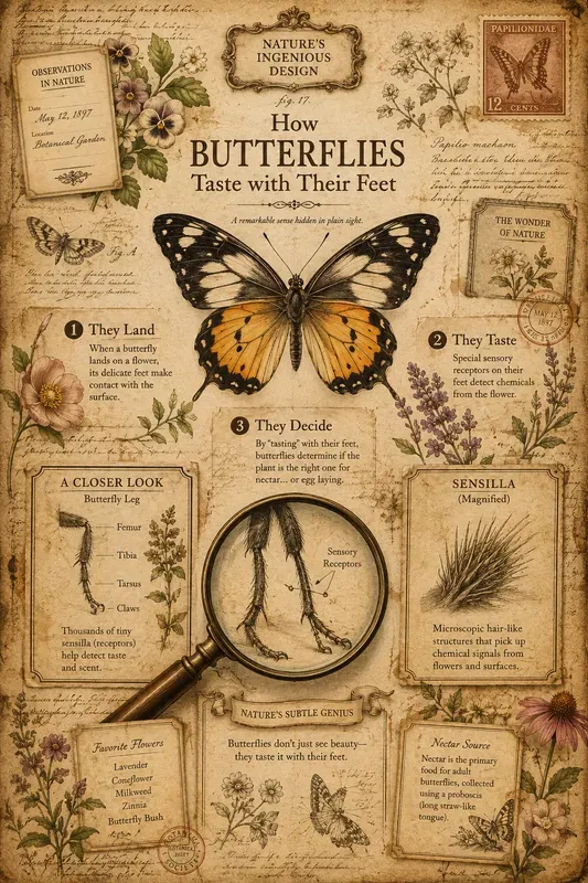 Vintage Nature Facts Collages