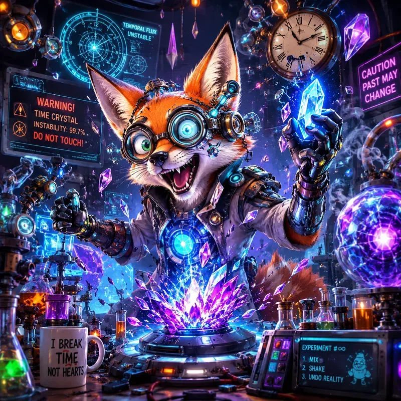 Chaotic Cartoon Lab Mayhems
