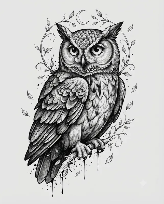 Black White Fine Lines