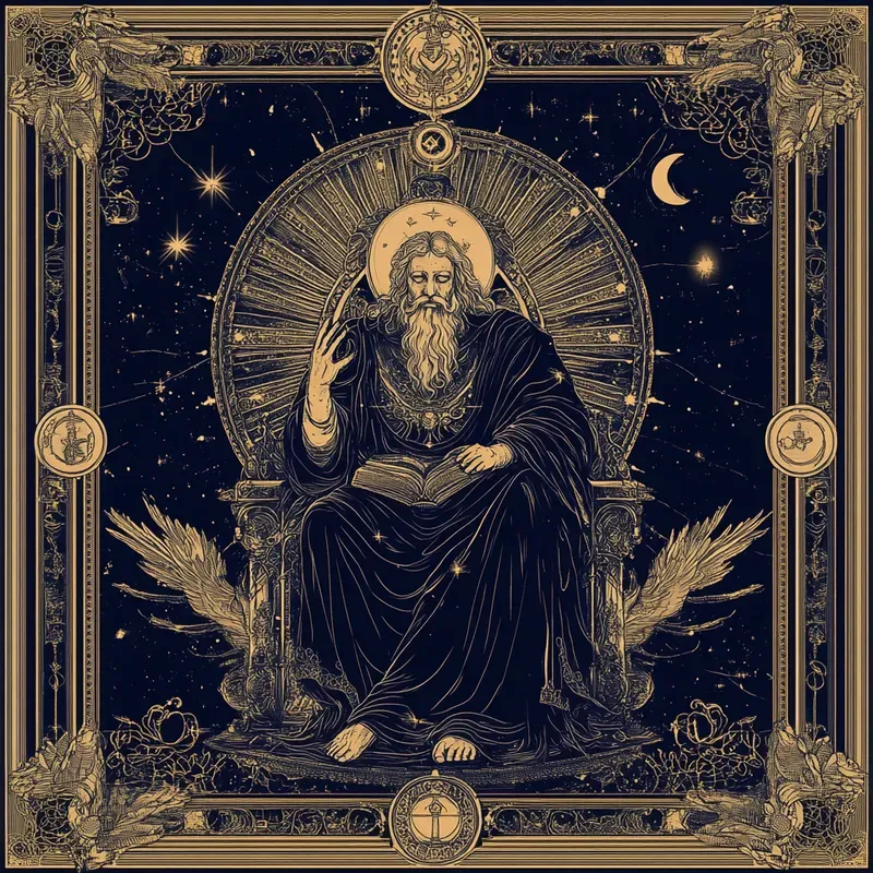 Mystical Baroque Tarot Illustrations