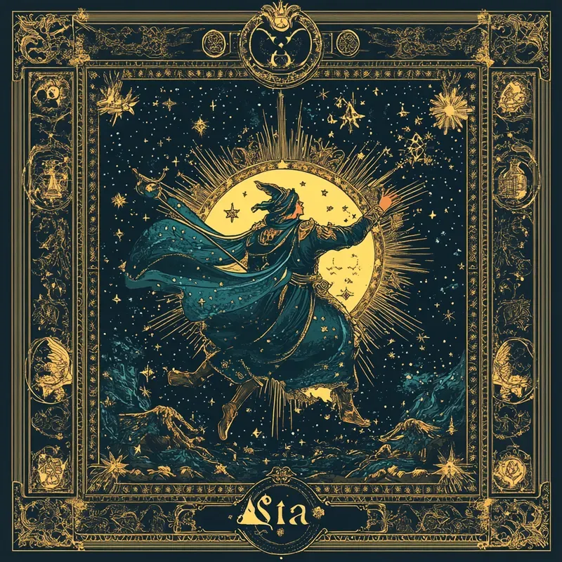 Mystical Baroque Tarot Illustrations