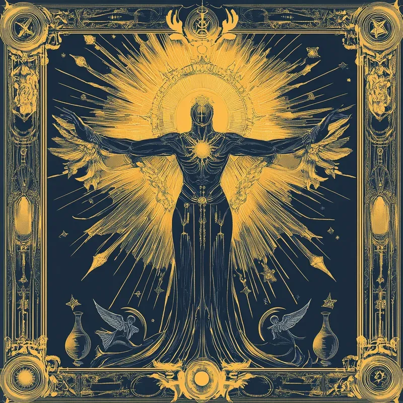 Mystical Baroque Tarot Illustrations