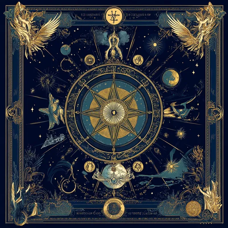 Mystical Baroque Tarot Illustrations
