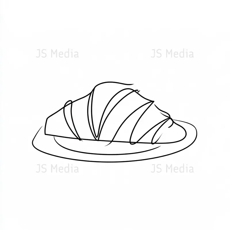French Bistro Handdrawn Food Icons