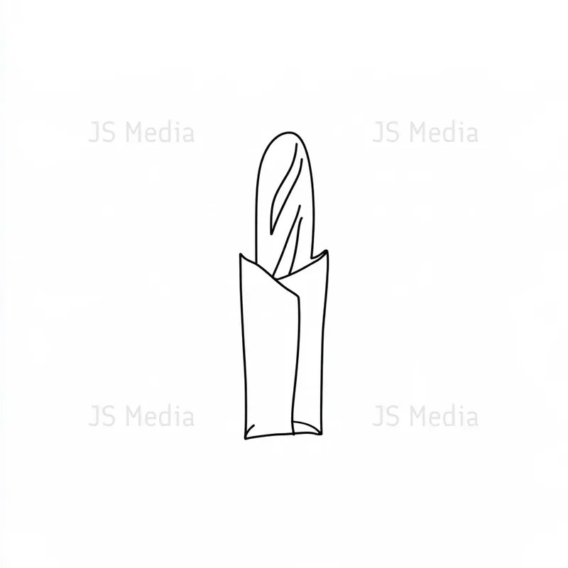 French Bistro Handdrawn Food Icons