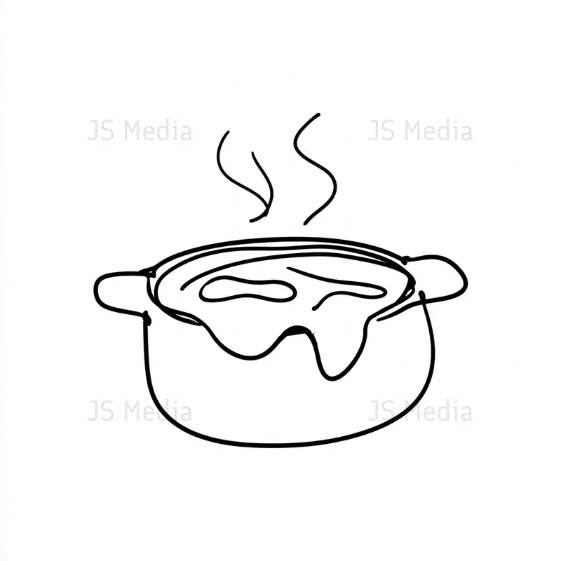 French Bistro Handdrawn Food Icons