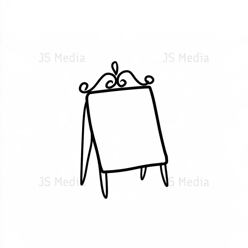 French Bistro Handdrawn Food Icons