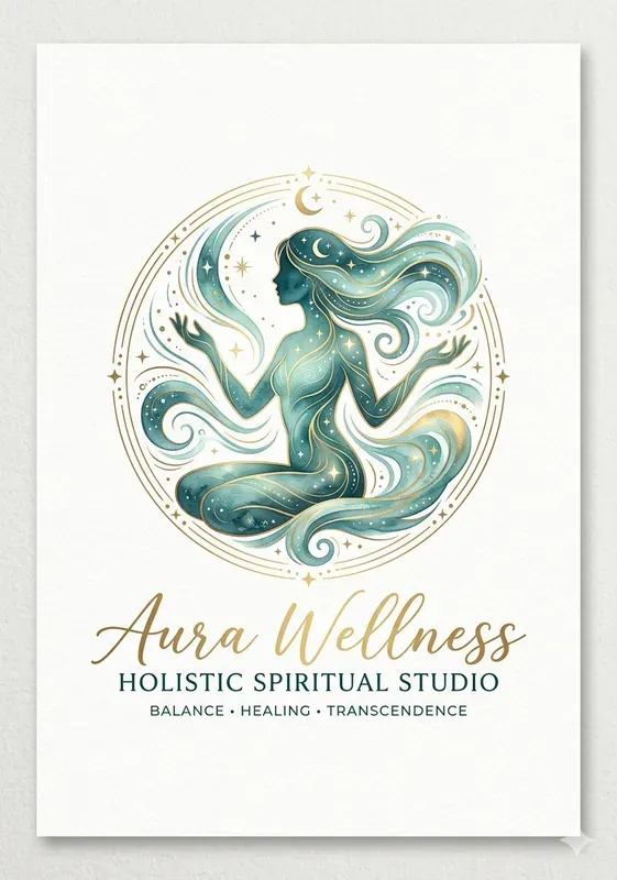 Luxury Spiritual Wellness Logos