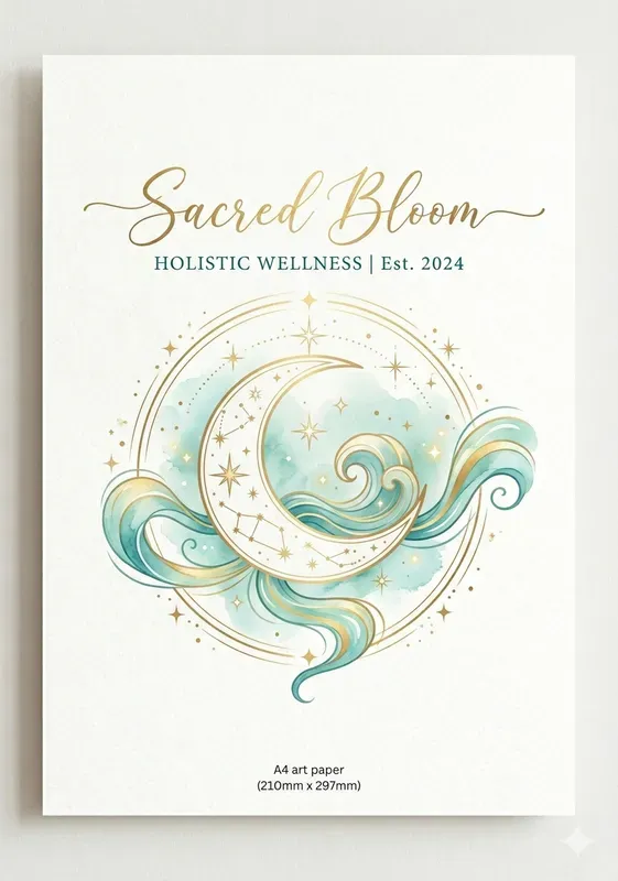 Luxury Spiritual Wellness Logos