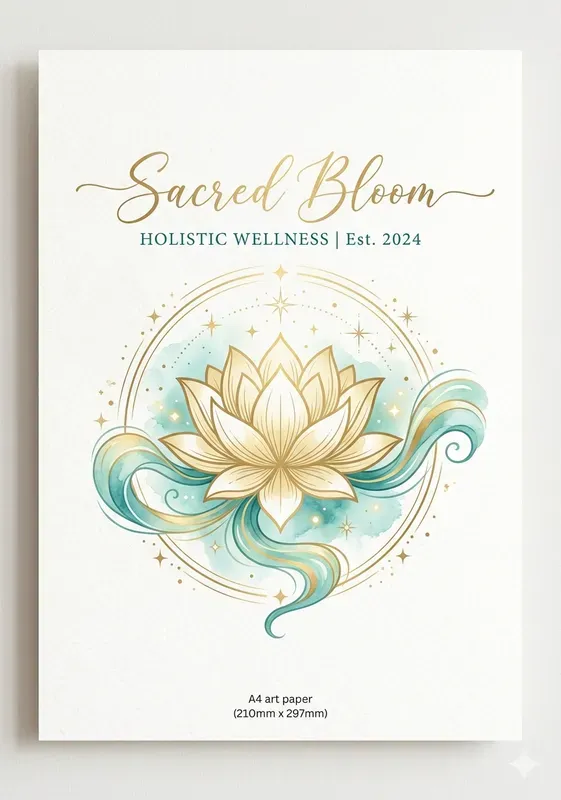 Luxury Spiritual Wellness Logos