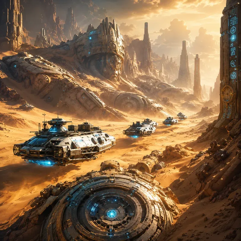 Futuristic Scifi Masterpieces