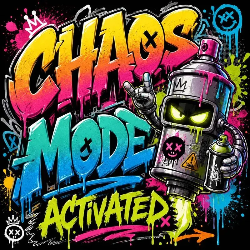 Urban Graffiti Word Art Explosions